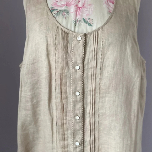 Tommy Bahama linen tank top size XL - Picture 2 of 12